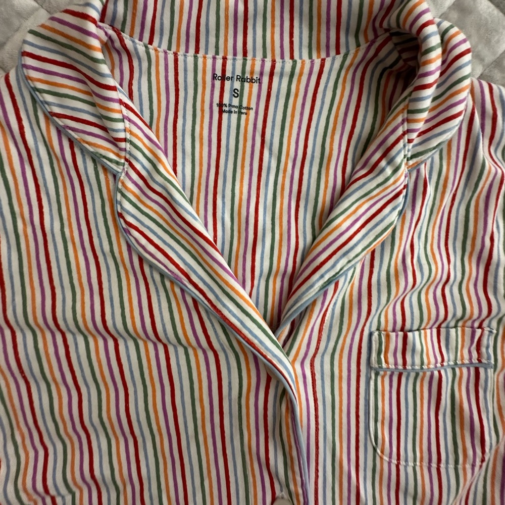 Roller Rabbit Candy Stripe Pajama Set - image 3
